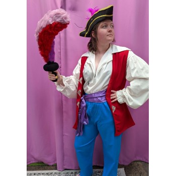 Captain Feathersword Pirate ADULT HIRE 
